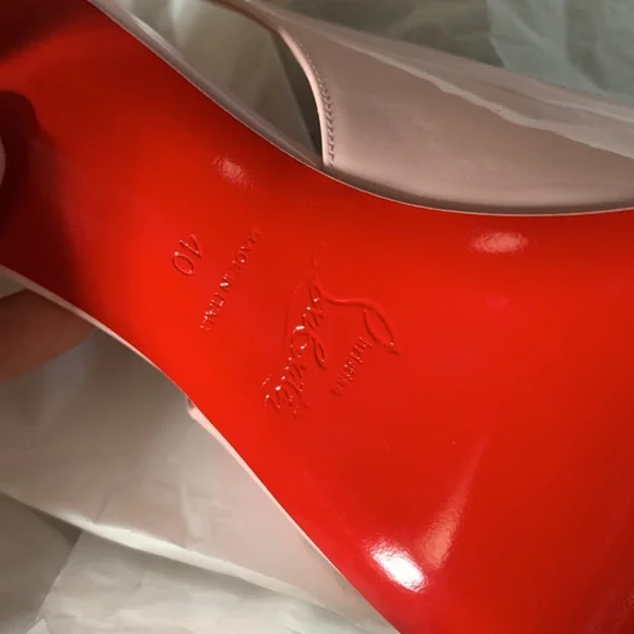 Christian louboutin hot chick $550 sling back 100 pink and yellow available - Picture 6 of 8